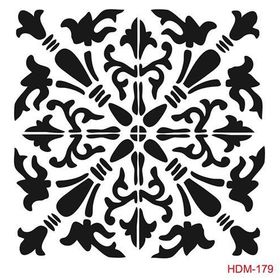 Cadence Home Decor HDM-179 Midi Stencil 25x25 cm Boyama Şablonu