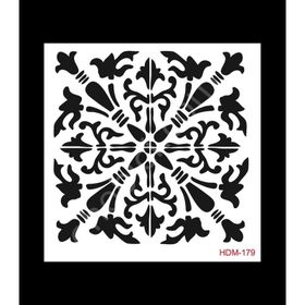 Cadence Home Decor HDM-179 Midi Stencil 25x25 cm Boyama Şablonu