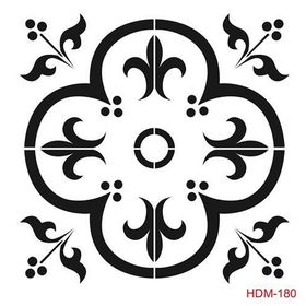 Cadence Home Decor HDM-180 Midi Stencil 25x25 cm Boyama Şablonu