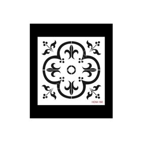 Cadence Home Decor HDM-180 Midi Stencil 25x25 cm Boyama Şablonu
