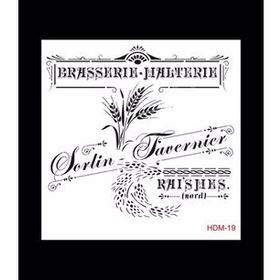 Cadence Home Decor HDM-19 Midi Stencil 25x25 cm Boyama Şablonu