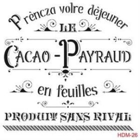 Cadence Home Decor HDM-26 Midi Stencil 25x25 cm Boyama Şablonu