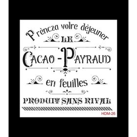 Cadence Home Decor HDM-26 Midi Stencil 25x25 cm Boyama Şablonu