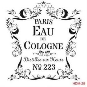 Cadence Home Decor HDM-29 Midi Stencil 25x25 cm Boyama Şablonu