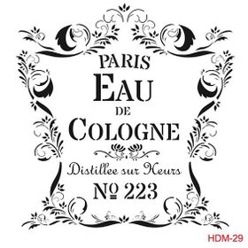 Cadence Home Decor HDM-29 Midi Stencil 25x25 cm Boyama Şablonu