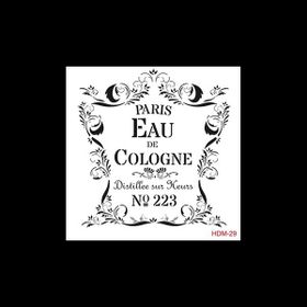Cadence Home Decor HDM-29 Midi Stencil 25x25 cm Boyama Şablonu