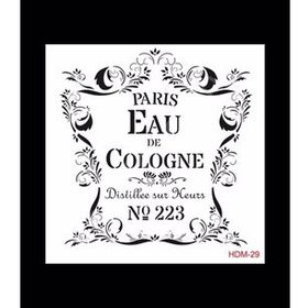 Cadence Home Decor HDM-29 Midi Stencil 25x25 cm Boyama Şablonu