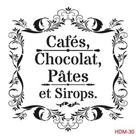 Cadence Home Decor HDM-30 Midi Stencil 25x25 cm Boyama Şablonu