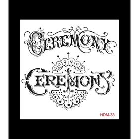 Cadence Home Decor HDM-33 Midi Stencil 25x25 cm Boyama Şablonu