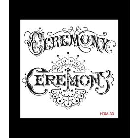 Cadence Home Decor HDM-33 Midi Stencil 25x25 cm Boyama Şablonu