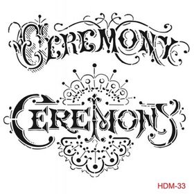 Cadence Home Decor HDM-33 Midi Stencil 25x25 cm Boyama Şablonu