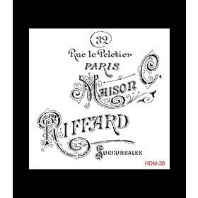 Cadence Home Decor HDM-36 Midi Stencil 25x25 cm Boyama Şablonu