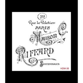 Cadence Home Decor HDM-36 Midi Stencil 25x25 cm Boyama Şablonu