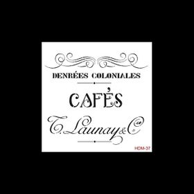 Cadence Home Decor HDM-37 Midi Stencil 25x25 cm Boyama Şablonu