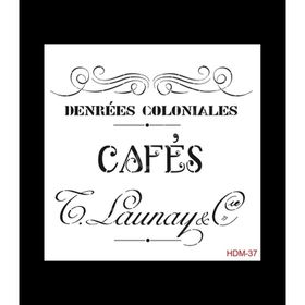 Cadence Home Decor HDM-37 Midi Stencil 25x25 cm Boyama Şablonu