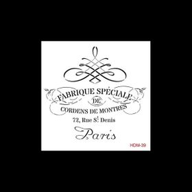 Cadence Home Decor HDM-39 Midi Stencil 25x25 cm Boyama Şablonu