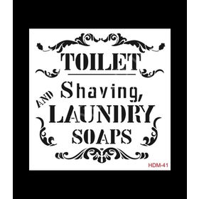 Cadence Home Decor HDM-41 Midi Stencil 25x25 cm Boyama Şablonu