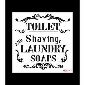 Cadence Home Decor HDM-41 Midi Stencil 25x25 cm Boyama Şablonu