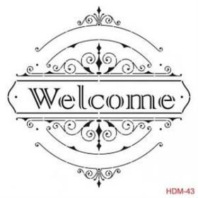 Cadence Home Decor HDM-43 Midi Stencil 25x25 cm Boyama Şablonu