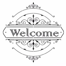 Cadence Home Decor HDM-43 Midi Stencil 25x25 cm Boyama Şablonu
