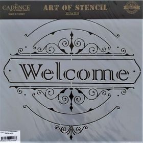 Cadence Home Decor HDM-43 Midi Stencil 25x25 cm Boyama Şablonu