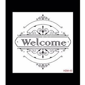 Cadence Home Decor HDM-43 Midi Stencil 25x25 cm Boyama Şablonu