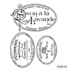 Cadence Home Decor HDM-44 Midi Stencil 25x25 cm Boyama Şablonu