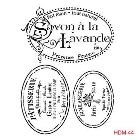 Cadence Home Decor HDM-44 Midi Stencil 25x25 cm Boyama Şablonu