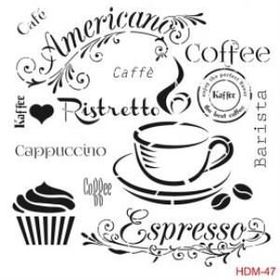 Cadence Home Decor HDM-47 Midi Stencil 25x25 cm Boyama Şablonu