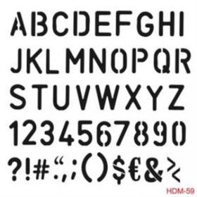Cadence Home Decor HDM-59 Midi Stencil 25x25 cm Boyama Şablonu