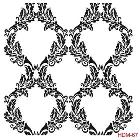 Cadence Home Decor HDM-67 Midi Stencil 25x25 cm Boyama Şablonu
