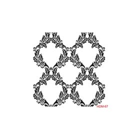 Cadence Home Decor HDM-67 Midi Stencil 25x25 cm Boyama Şablonu