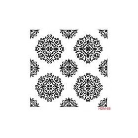 Cadence Home Decor HDM-68 Midi Stencil 25x25 cm Boyama Şablonu