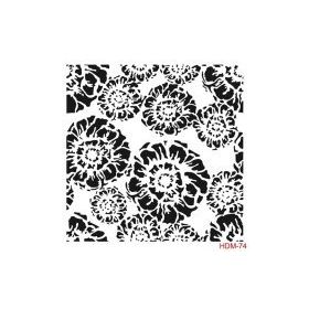 Cadence Home Decor HDM-74 Midi Stencil 25x25 cm Boyama Şablonu