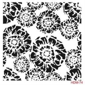 Cadence Home Decor HDM-74 Midi Stencil 25x25 cm Boyama Şablonu