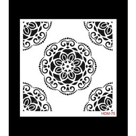 Cadence Home Decor HDM-75 Midi Stencil 25x25 cm Boyama Şablonu