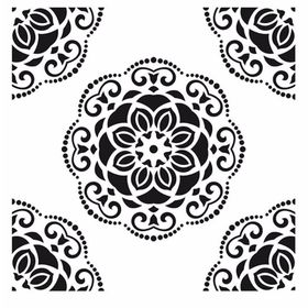 Cadence Home Decor HDM-75 Midi Stencil 25x25 cm Boyama Şablonu