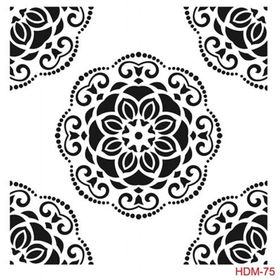 Cadence Home Decor HDM-75 Midi Stencil 25x25 cm Boyama Şablonu