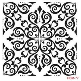 Cadence Home Decor HDM-77 Midi Stencil 25x25 cm Boyama Şablonu