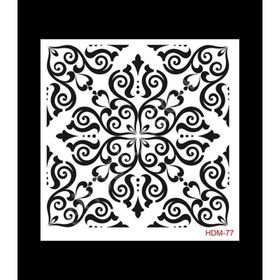 Cadence Home Decor HDM-77 Midi Stencil 25x25 cm Boyama Şablonu