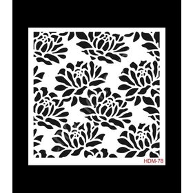 Cadence Home Decor HDM-78 Midi Stencil 25x25 cm Boyama Şablonu