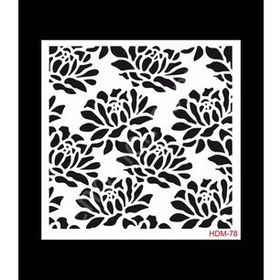 Cadence Home Decor HDM-78 Midi Stencil 25x25 cm Boyama Şablonu