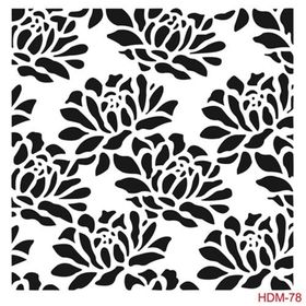 Cadence Home Decor HDM-78 Midi Stencil 25x25 cm Boyama Şablonu