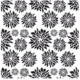 Cadence Home Decor HDM-82 Midi Stencil 25x25 cm Boyama Şablonu