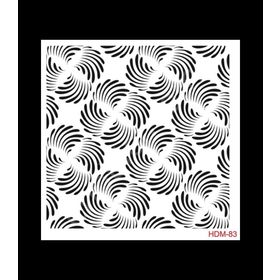 Cadence Home Decor HDM-83 Midi Stencil 25x25 cm Boyama Şablonu