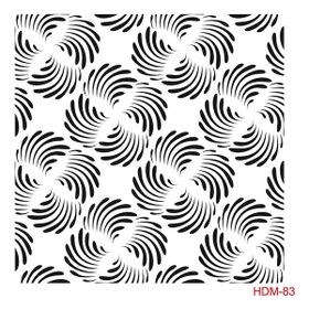 Cadence Home Decor HDM-83 Midi Stencil 25x25 cm Boyama Şablonu