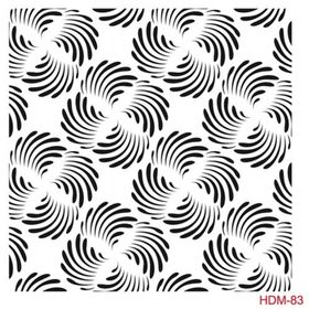 Cadence Home Decor HDM-83 Midi Stencil 25x25 cm Boyama Şablonu