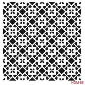 Cadence Home Decor HDM-86 Midi Stencil 25x25 cm Boyama Şablonu