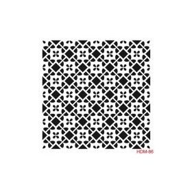 Cadence Home Decor HDM-86 Midi Stencil 25x25 cm Boyama Şablonu