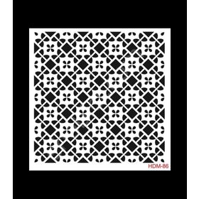 Cadence Home Decor HDM-86 Midi Stencil 25x25 cm Boyama Şablonu